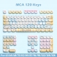 Seaside 104+8 / 16 / 41 MCA Profile Keycap Set Cherry MX PBT Dye-subbed for Mechanical Gaming Keyboard